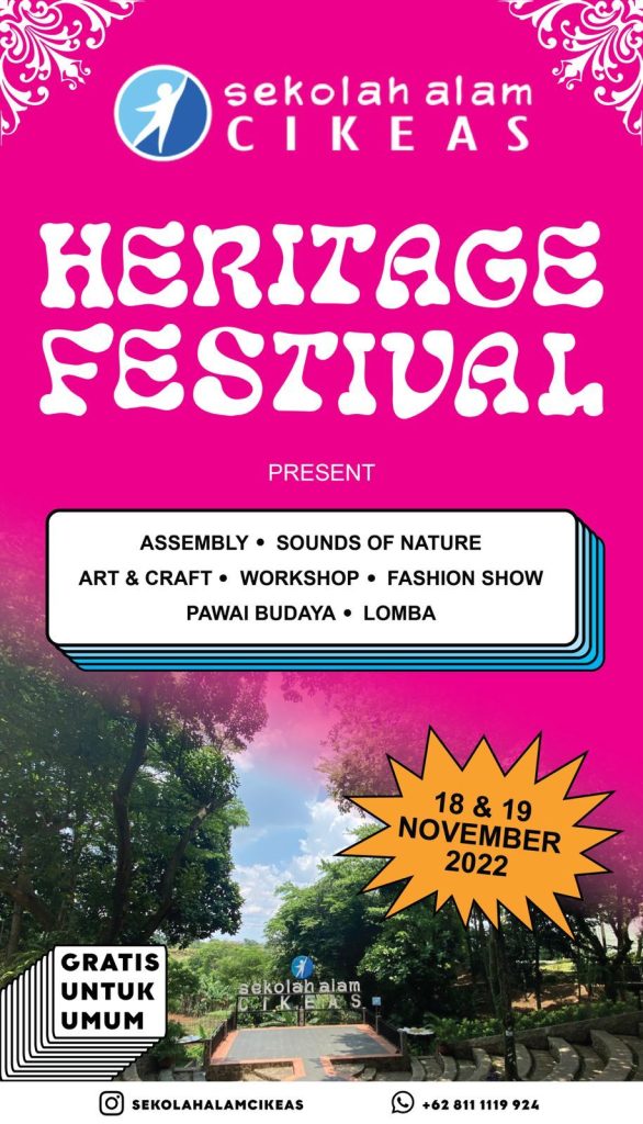 Cikeas Heritage Festival Sekolah Alam Cikeas