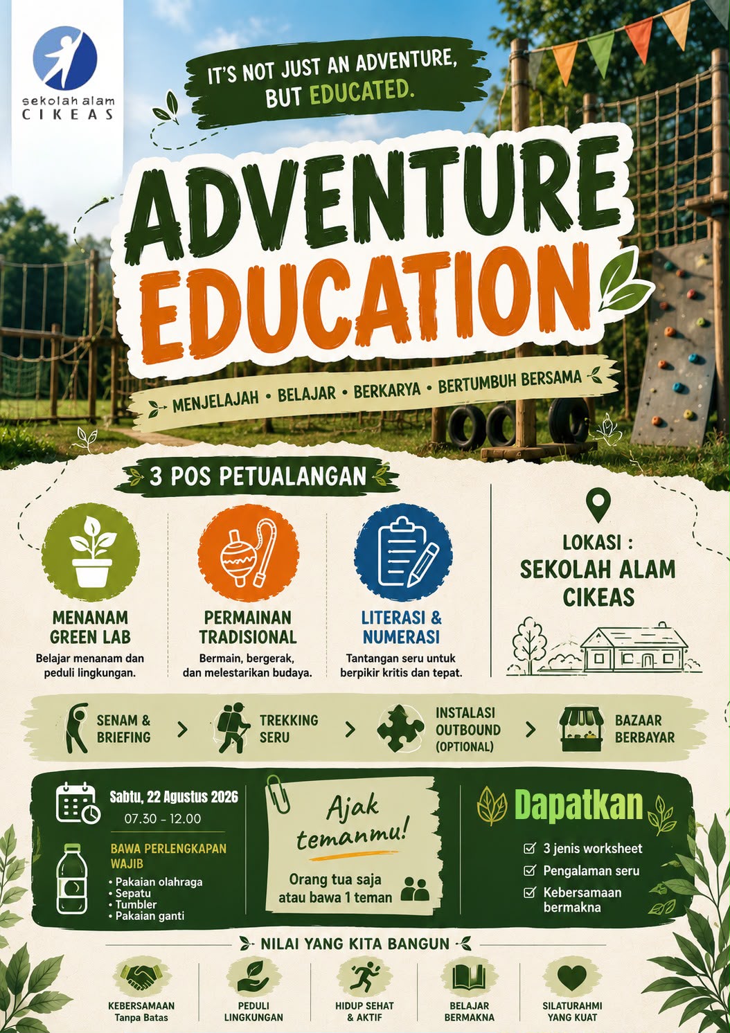 Adventure Education: Bukan Sekadar Jalan-Jalan Biasa!
